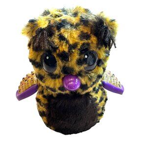 Hatchimals 5" Golden Lynx Spin Master Purple Wings Talks‎